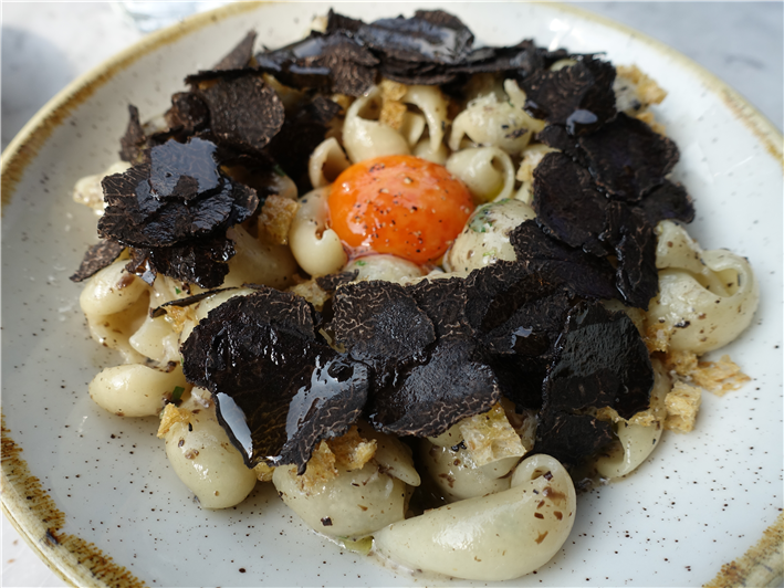 conchiglie with truffles